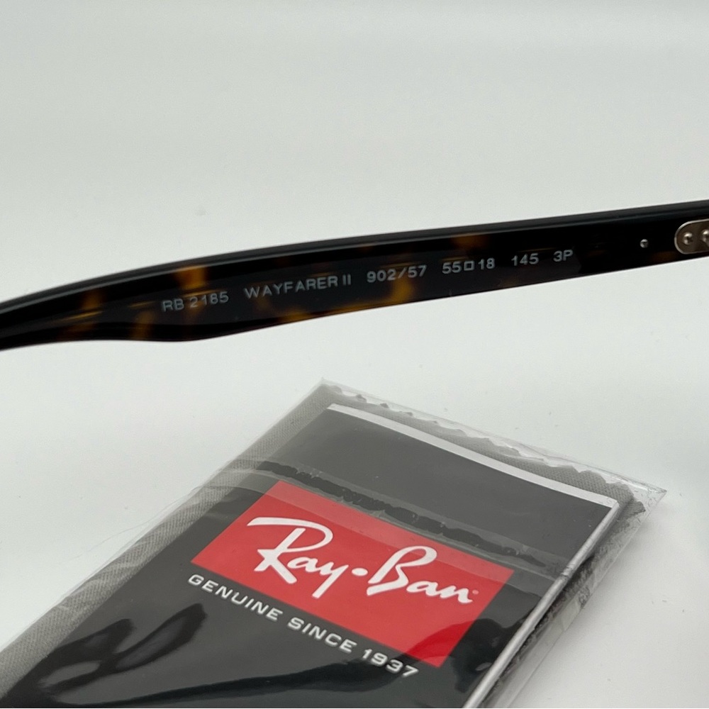 NWOT Ray Ban Polarized Wayfarer II Sunglasses - Picture 5 of 5